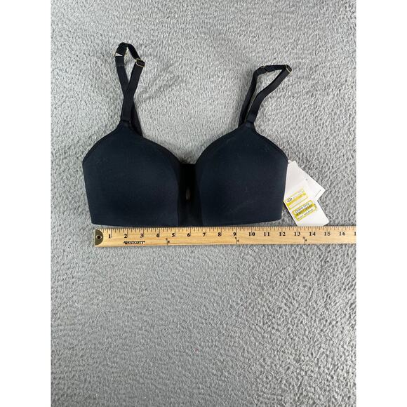All You Lively Bra Womens 34D Black Wireless Padded Nylon Stretch NWT - Picture 4 of 7